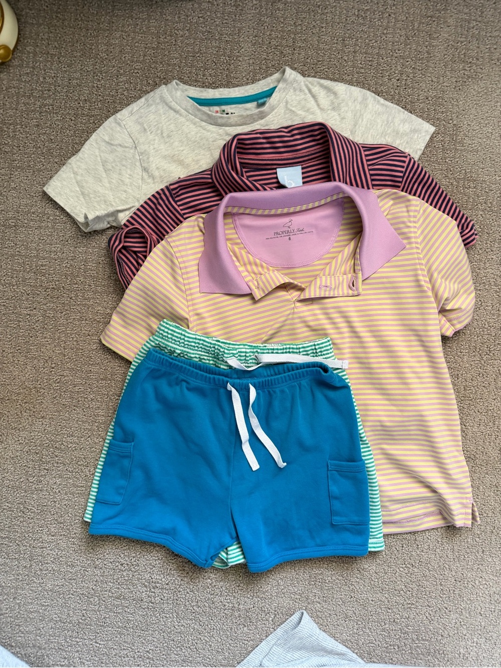 Bella Bliss Mini Boden Boys Preppy Polo Lot Sz 6